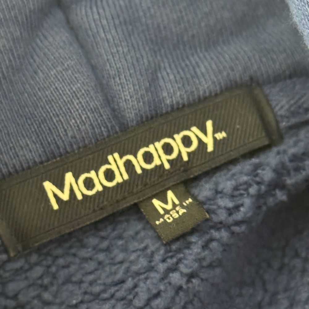Madhappy Blue Pullover Sweatshirt - Picture 2 of 2